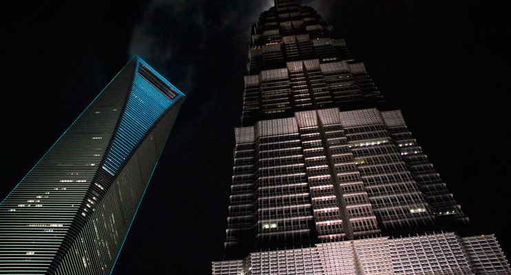 rascacielos Shangái World Financial Center